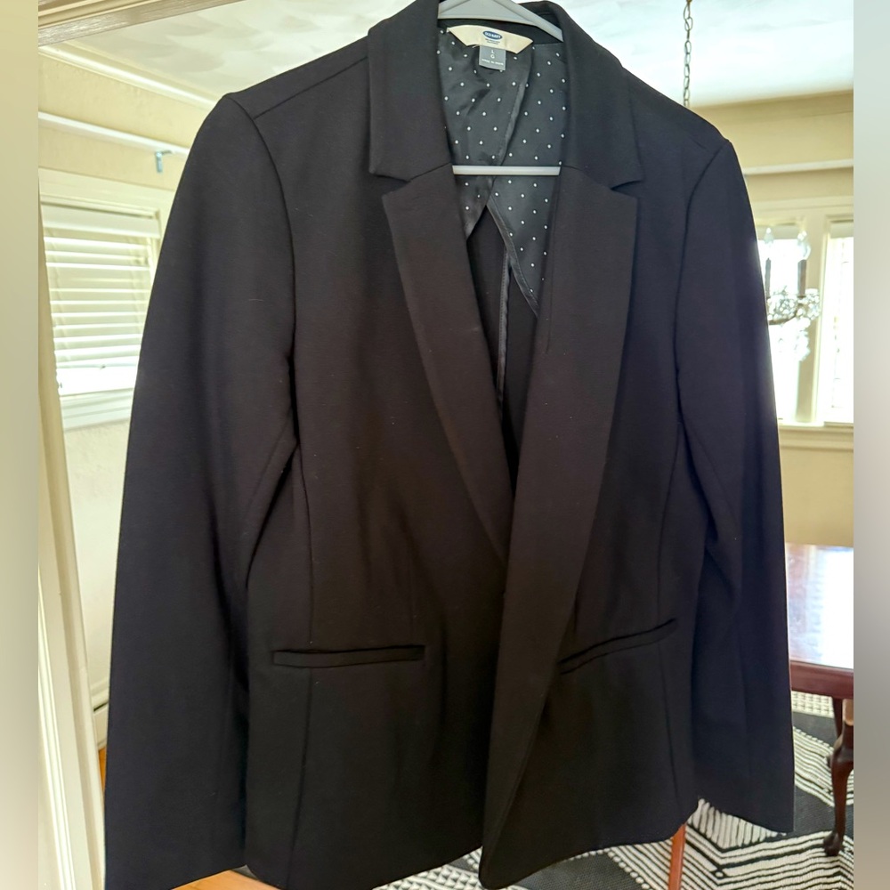 Old Navy lined black blazer